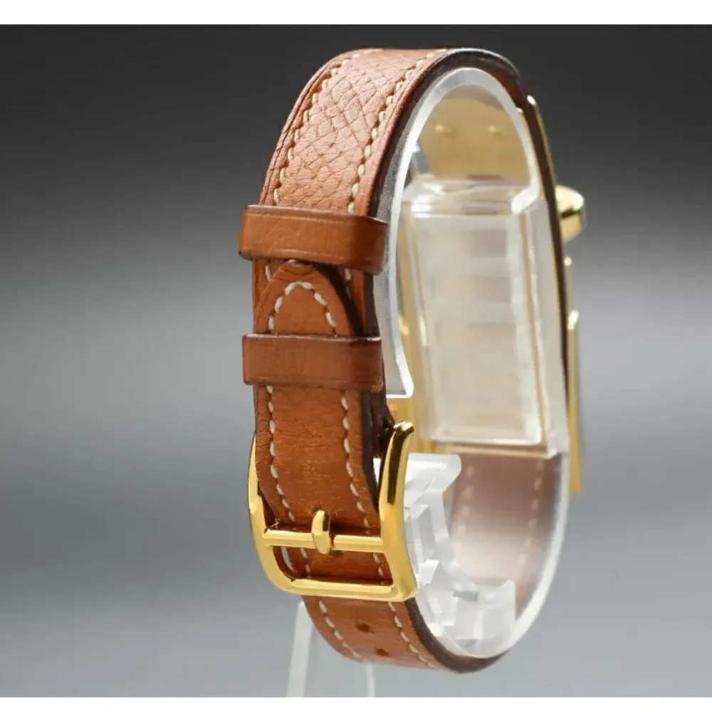 HERMES Kelly Watch Gold Tone Dial Women’s Quartz Watch K01 - Picture 14 of 17